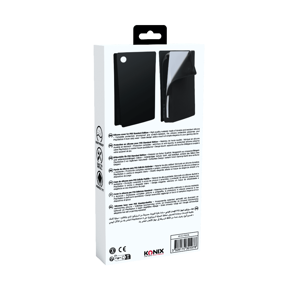 Coque Konix PS5 Silicone Cover – PlayStation 5 – pour console