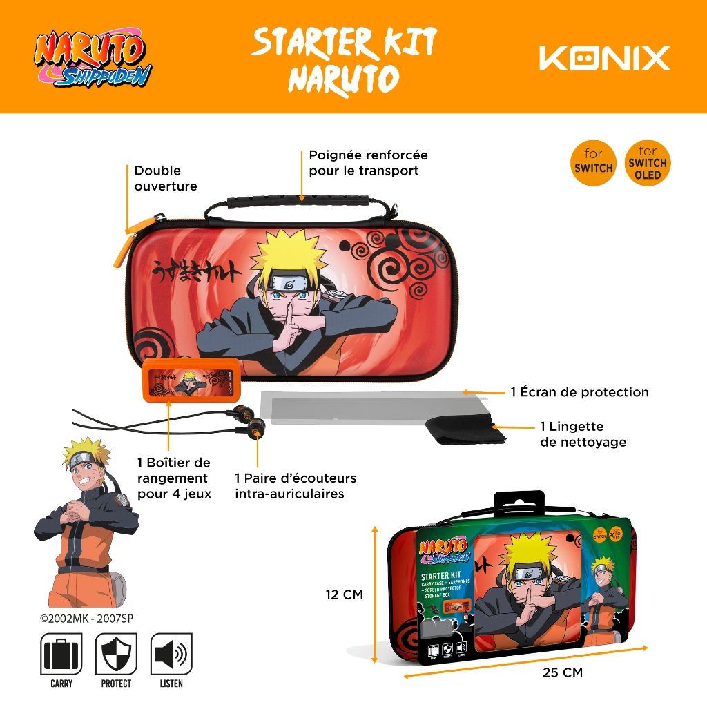 Starter Kit Jutsu Konix Naruto – Naruto – pour PC et consoles