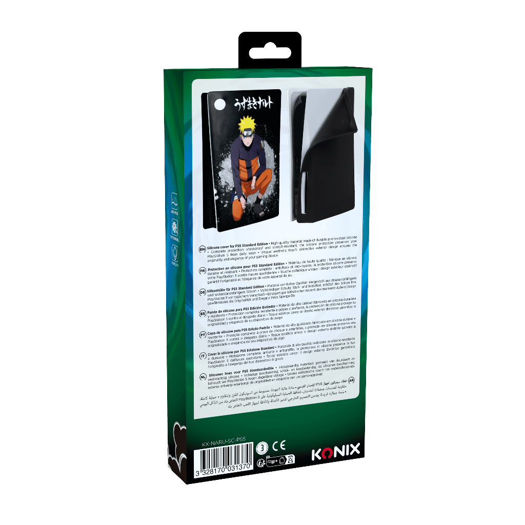 Accessoire Konix – Naruto PS5 Silicone Cover – Naruto – pour PS5 – Collection