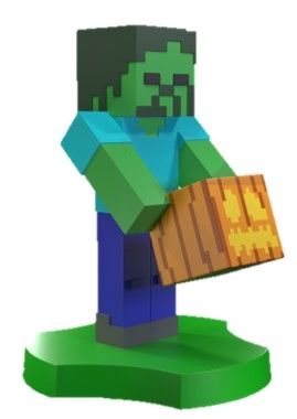Support Téléphone et Écouteurs Minecraft Zombie - Cableguys