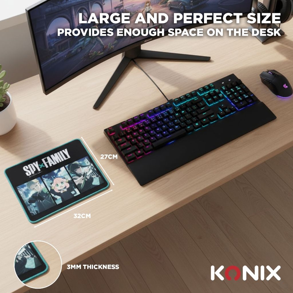 Tapis de Souris Konix Spy X Family – M Family