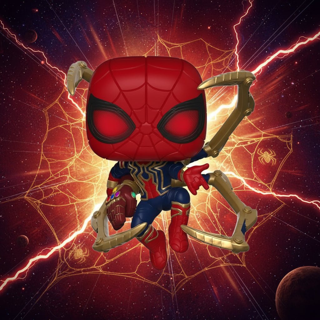 Funko Pop 574 – Iron Spider avec Nano Gauntlet | Marvel