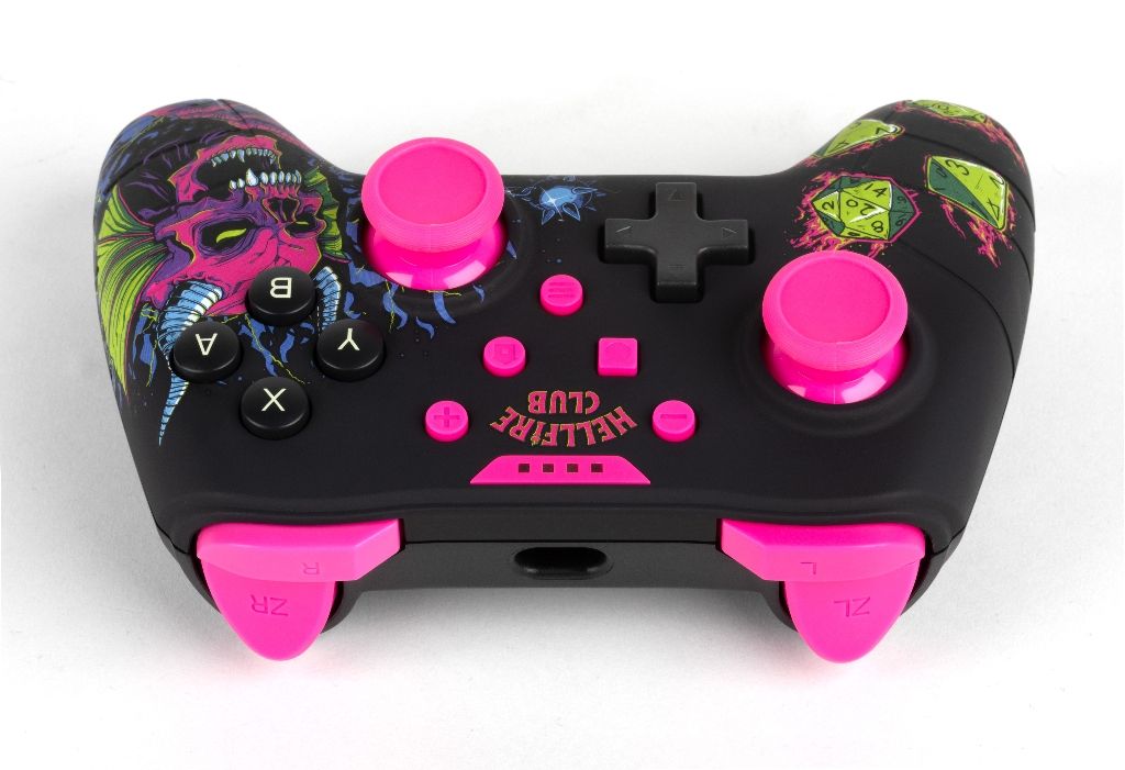 Manette Filaire Konix Stranger Things – Compatible Switch, Switch 2 & PC | Noir/Rose