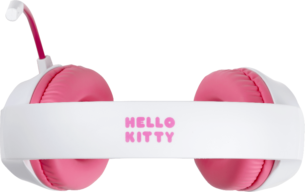 Casque Gaming Konix Hello Kitty Filaire – PC, PS4, PS5, Switch, Xbox | Blanc/Rose
