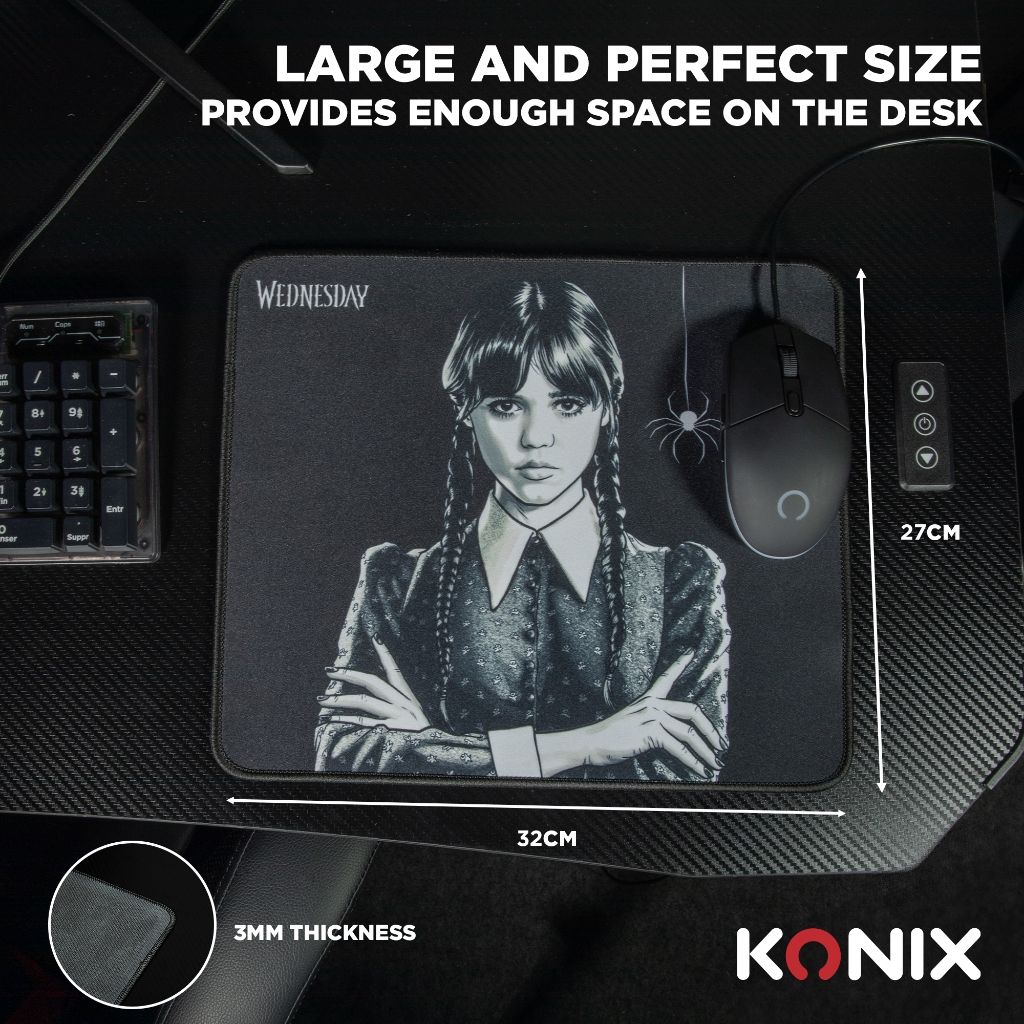 Tapis de Souris Konix – Wednesday Spider