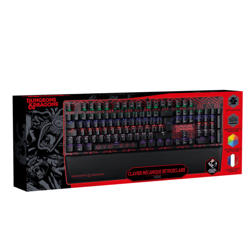 Konix Clavier Mecanique - Dungeons & Dragons - Accessoire - PC