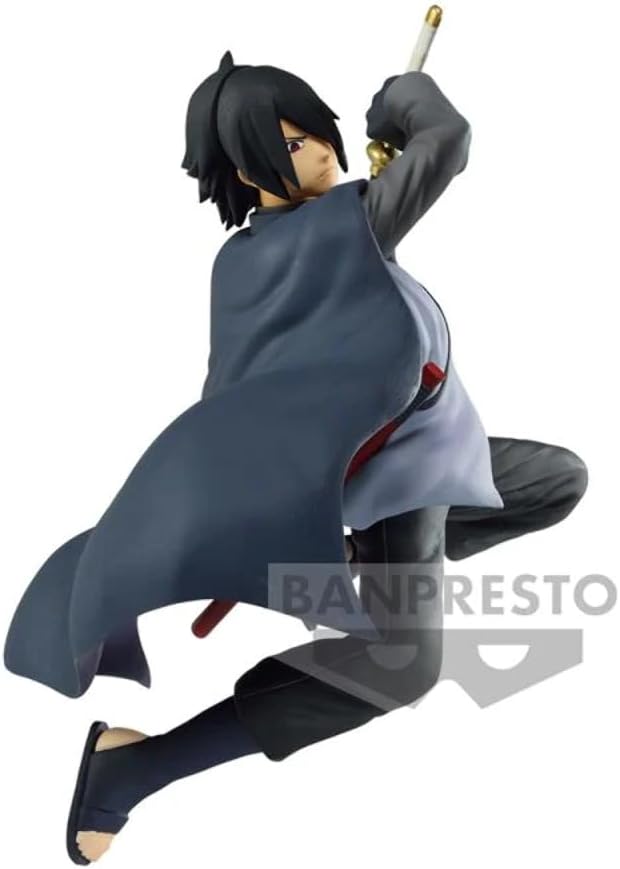 Figurine Banpresto - Uchiha Sasuke - 14 cm - Naruto Shippuden - Collection