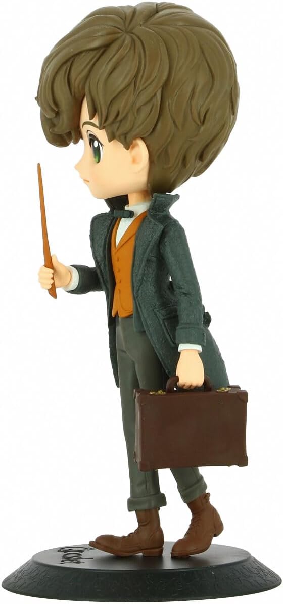 Figurine Banpresto - Newt Scamander Qposket - 15 cm - Animaux Fantastiques - Collection