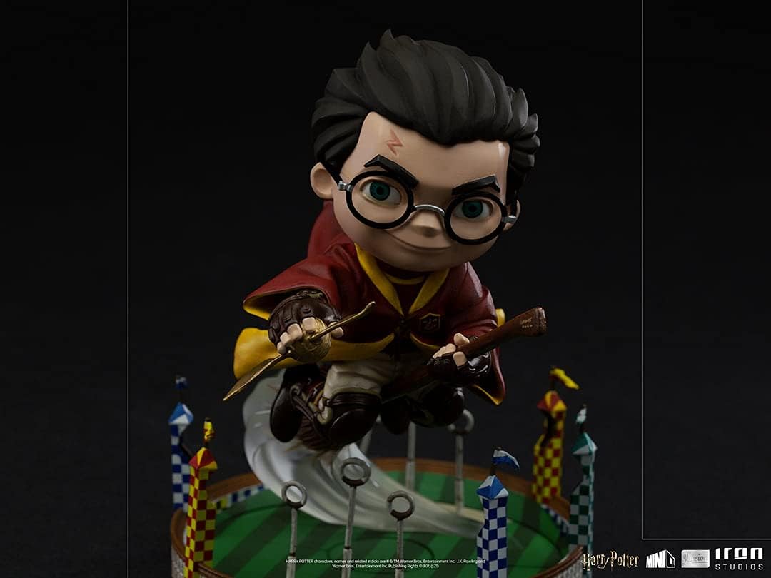 Figurine Harry Potter Match Quidditch Iron Studios MiniCo 13 cm