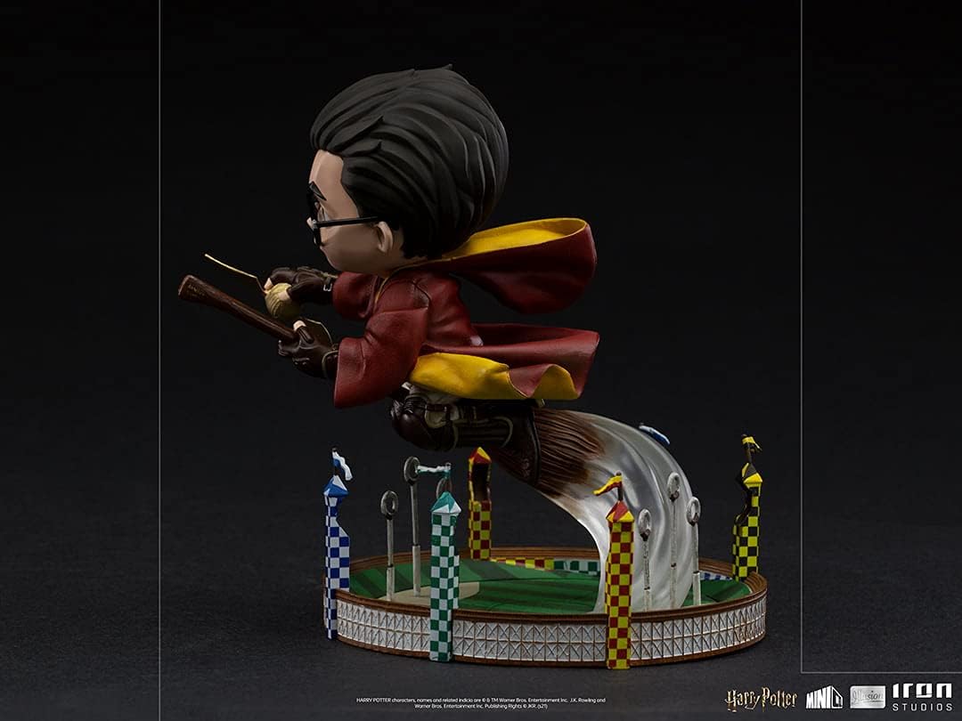 Figurine Harry Potter Match Quidditch Iron Studios MiniCo 13 cm