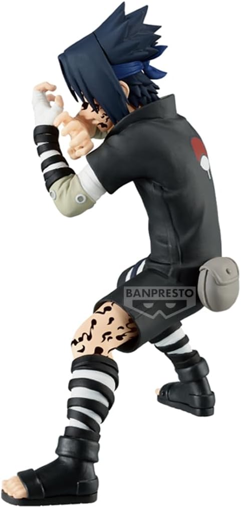 Figurine Banpresto - Uchiwa Sasuke - 14 cm - Naruto - Collection