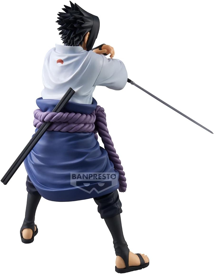 Figurine Banpresto - Uchiwa Sasuke - 24 cm - Naruto - Collection