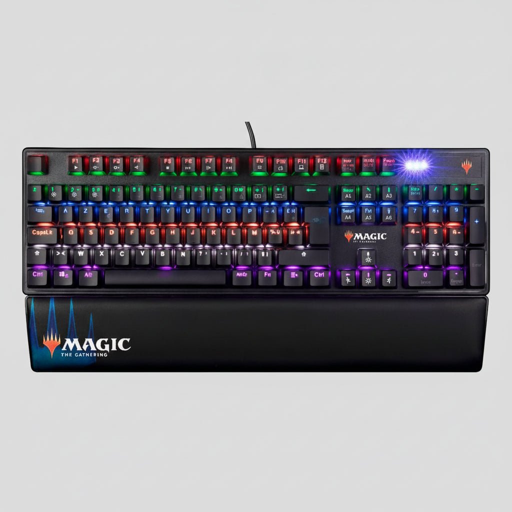 Clavier Gaming Konix Magic The Gathering Filaire Mécanique AZERTY – 20 Effets Lumineux