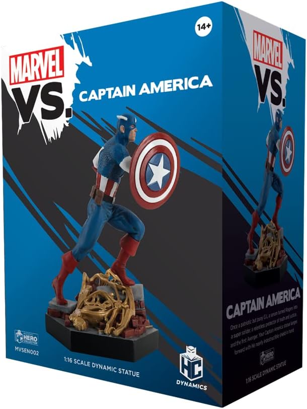 Eaglemoss Figurine Captain America Pose de Bataille 16cm