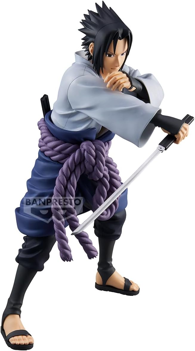 Figurine Banpresto - Uchiwa Sasuke - 24 cm - Naruto - Collection