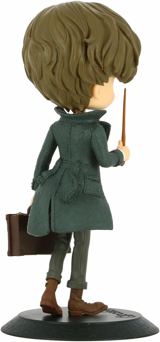 Figurine Banpresto - Newt Scamander Qposket - 15 cm - Animaux Fantastiques - Collection