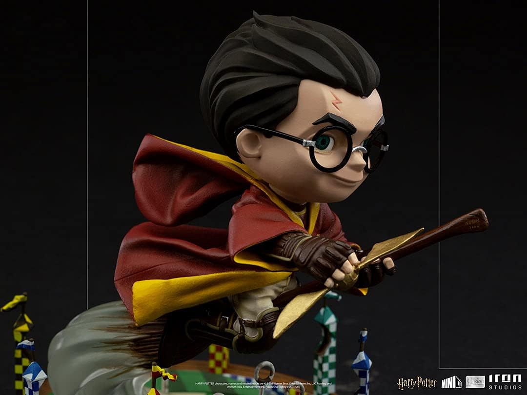 Figurine Harry Potter Match Quidditch Iron Studios MiniCo 13 cm