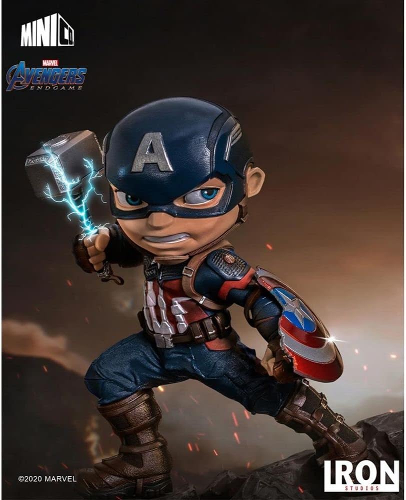 Figurine Captain America Avengers Iron Studios MiniCo Marvel