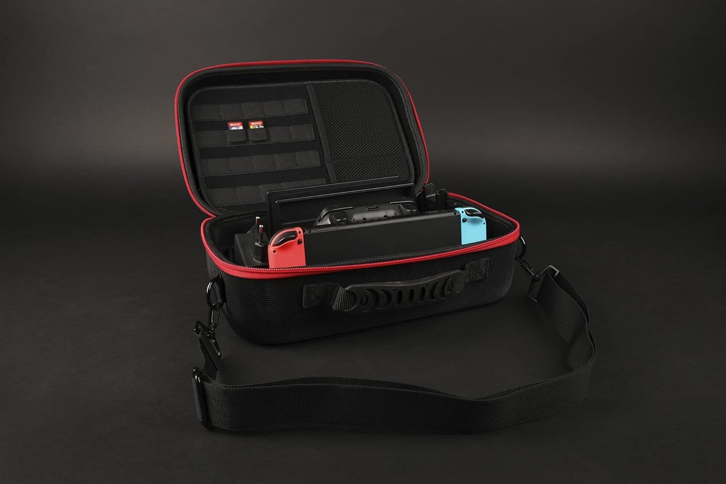 Sacoche de Transport Konix Mythics pour Switch, Switch Lite & OLED – Noir