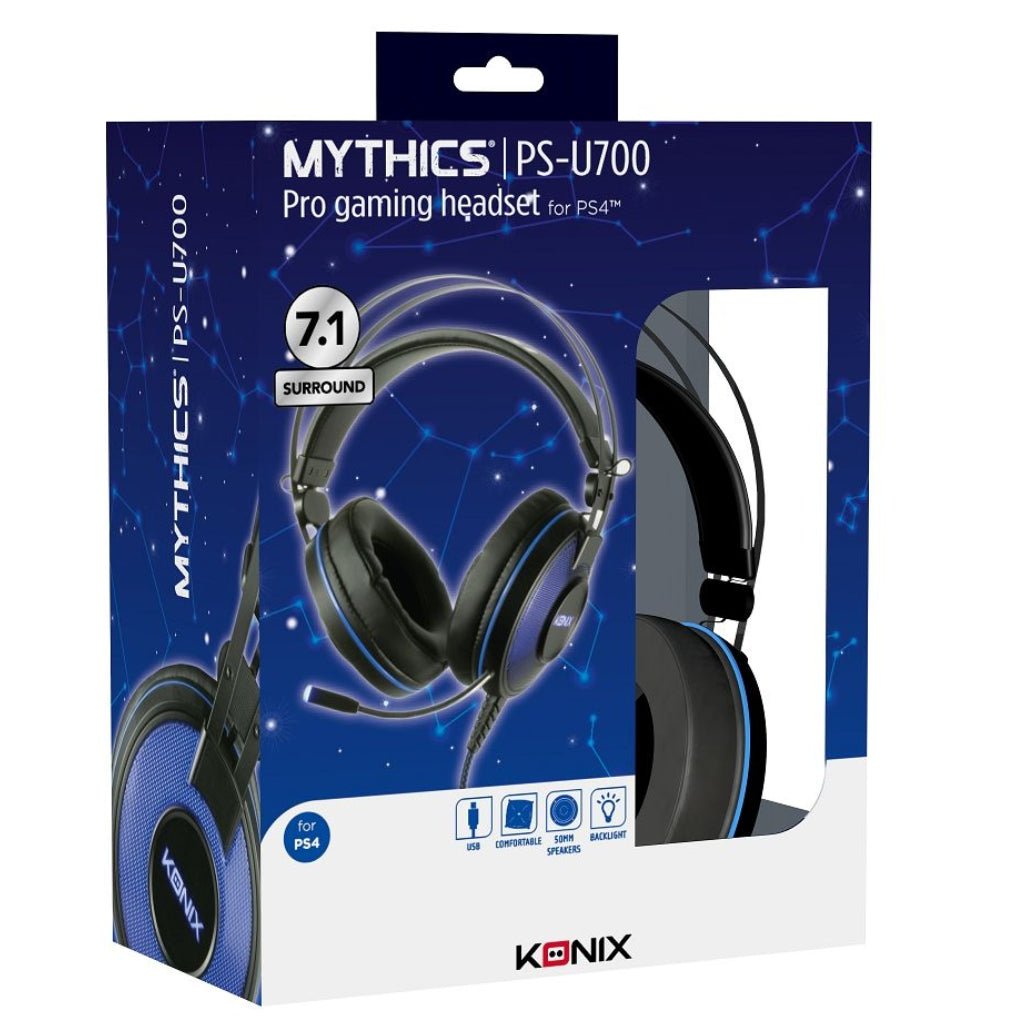 Casque Gaming Konix Mythics PS - U700 Filaire 7.1 PS4/PC