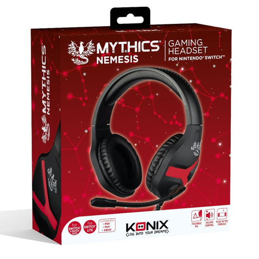 Casque Gaming Konix Nemesis Switch – Microphone et Jack 3,5 mm