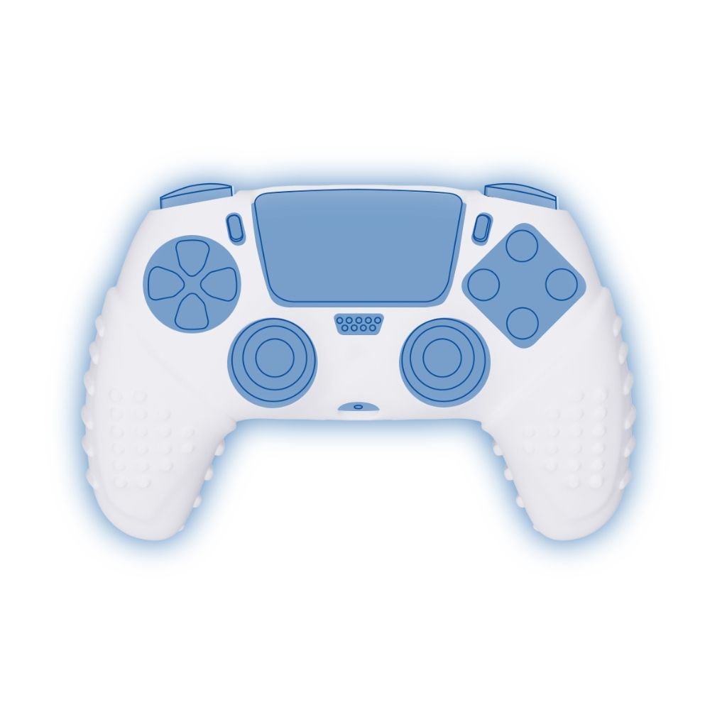Protection Konix My PS5 Pad Silic Protect Whit – PS5 – pour manette