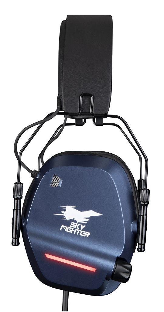 Casque Gaming Konix Skyfighter One – PC USB et LED