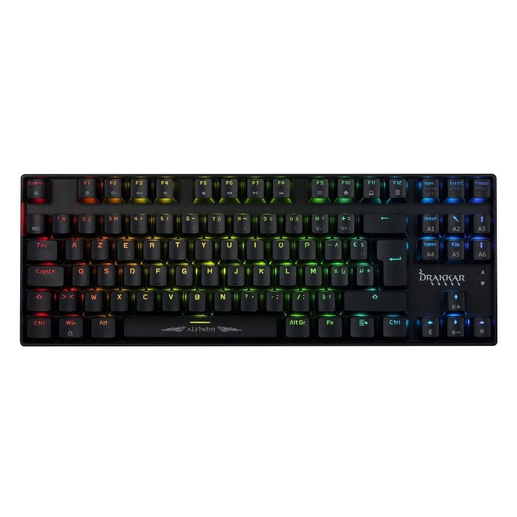 Clavier Gaming Konix Drakkar Alfheim TKL Mécanique AZERTY