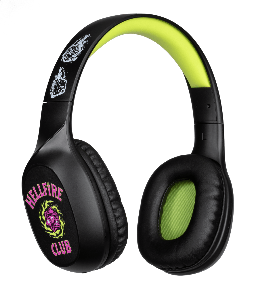 Casque Audio Konix Stranger Things Bluetooth 5.3 – PC, Smartphone & Tablette | Noir/Jaune