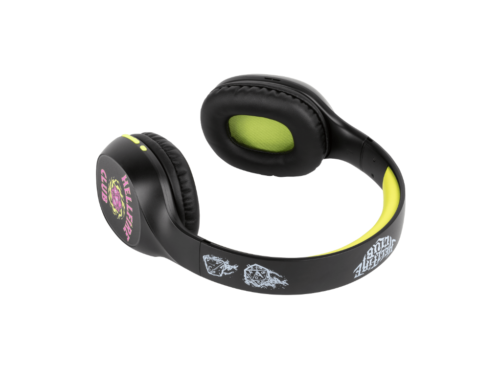 Casque Audio Konix Stranger Things Bluetooth 5.3 – PC, Smartphone & Tablette | Noir/Jaune