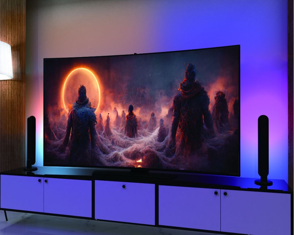 Barres Lumineuses Gaming Konix Flame 30 cm – LED RGBIC | Alexa & Google Home