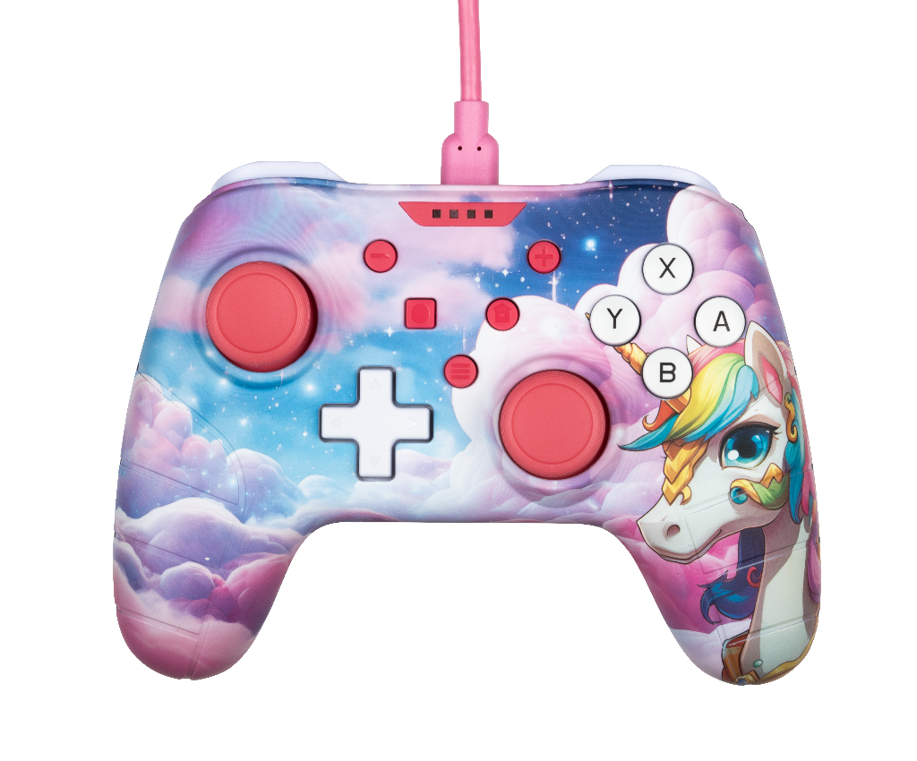 Manette Filaire Konix Unicorn – Compatible Switch, Switch 2 & PC