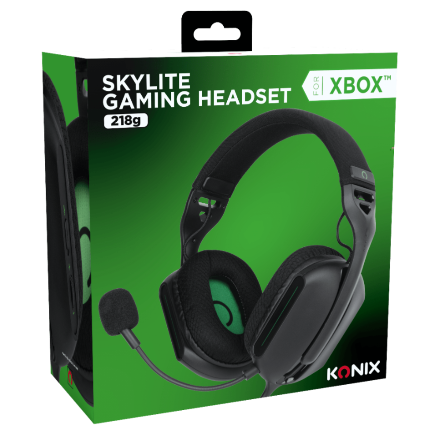 Casque Gaming Konix Skylite Filaire 40 mm – Xbox One & Series X|S | Noir