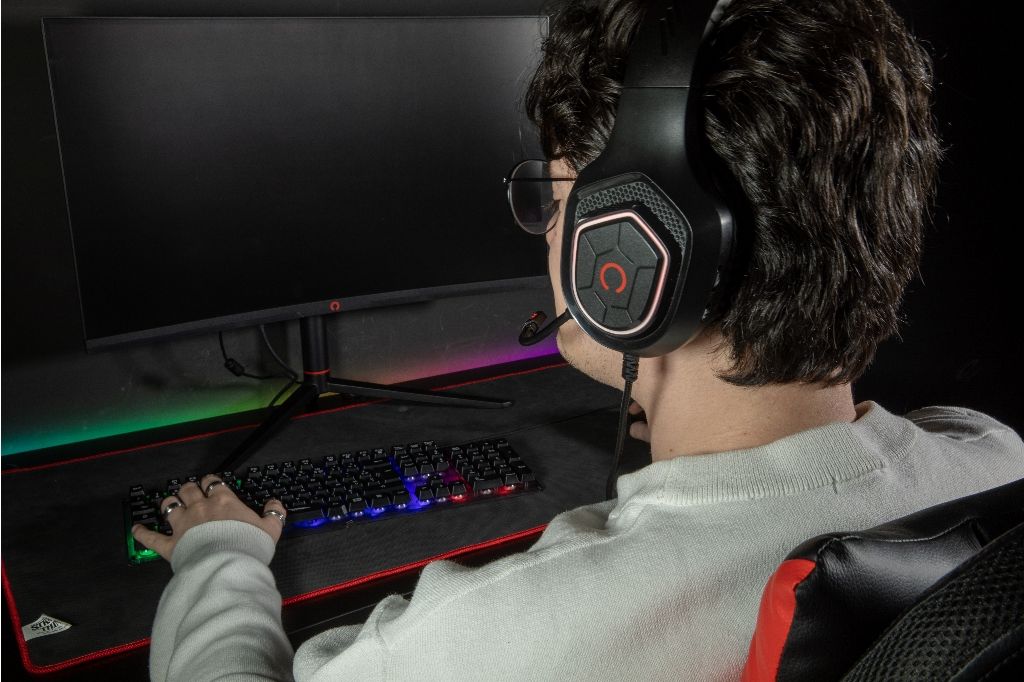 Casque Gaming Konix Oberon Filaire 50 mm PC PS4 PS5 Xbox | Noir