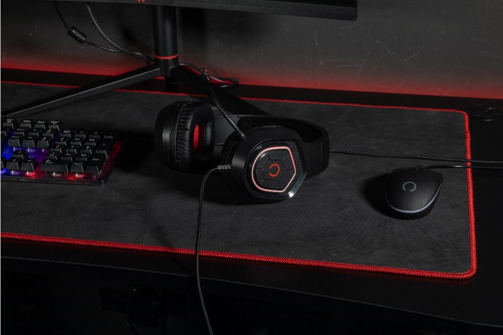 Casque Gaming Konix Oberon Filaire 50 mm PC PS4 PS5 Xbox | Noir