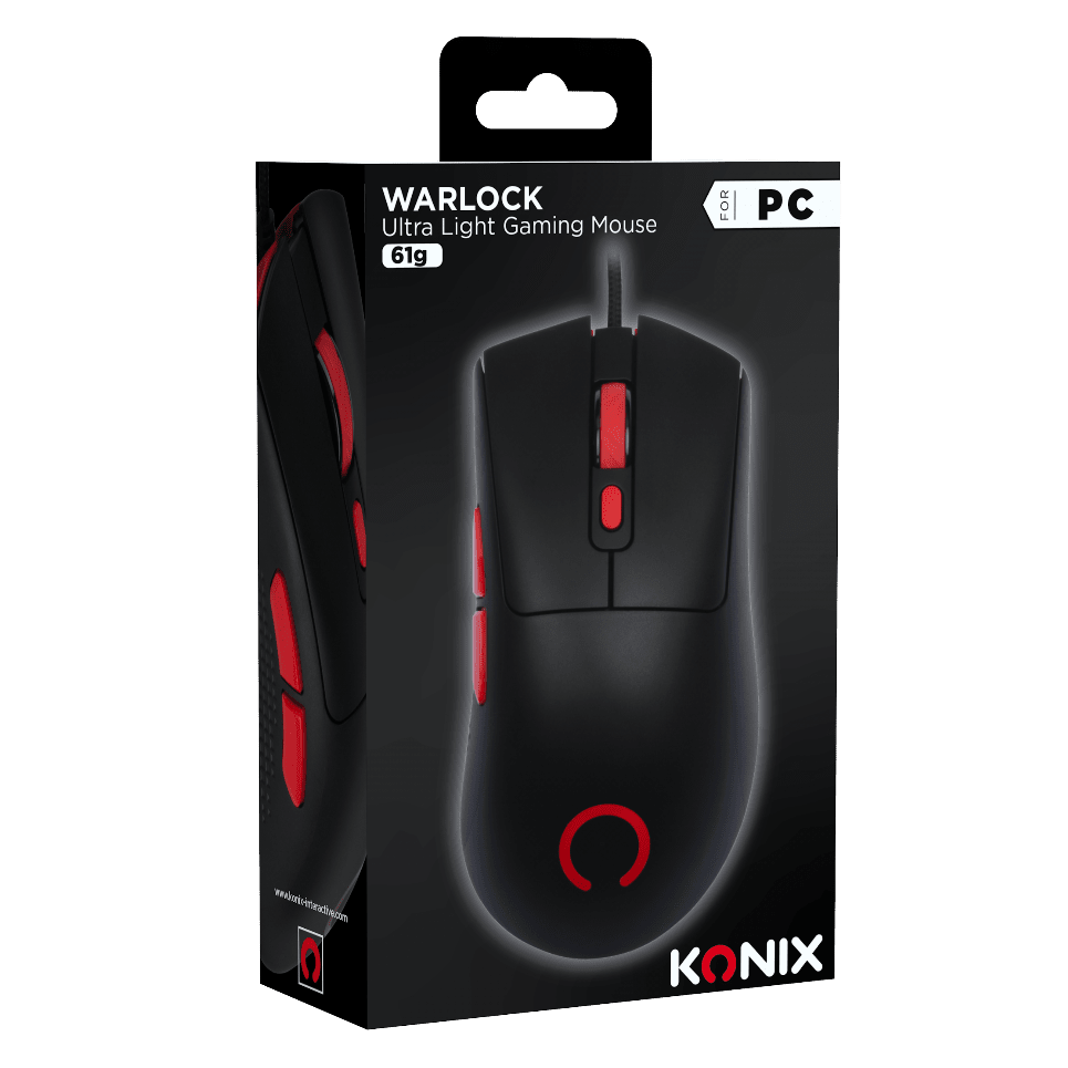 Souris Konix Warlock – Gaming Mouse – Warlock – pour PC