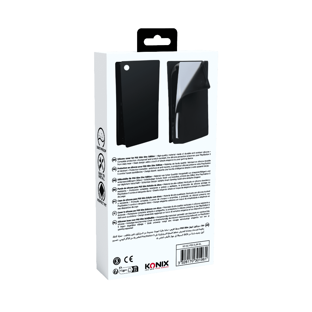 Coque Konix PS5 Slim Silicone Cover – PlayStation 5 – pour console