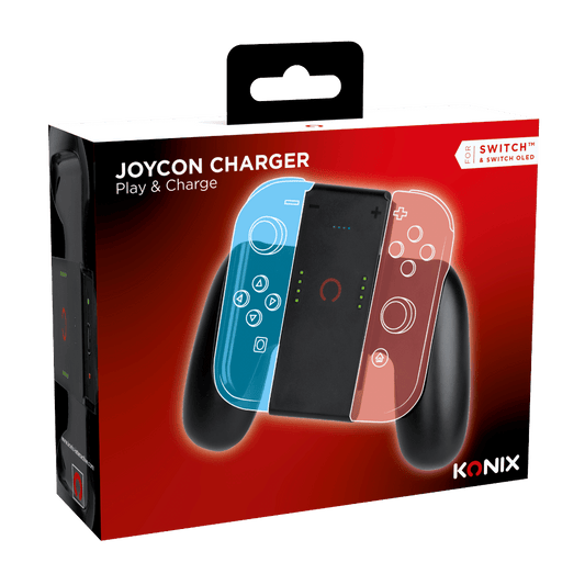 Chargeur & Grip Konix pour Joy - Con – Nintendo Switch