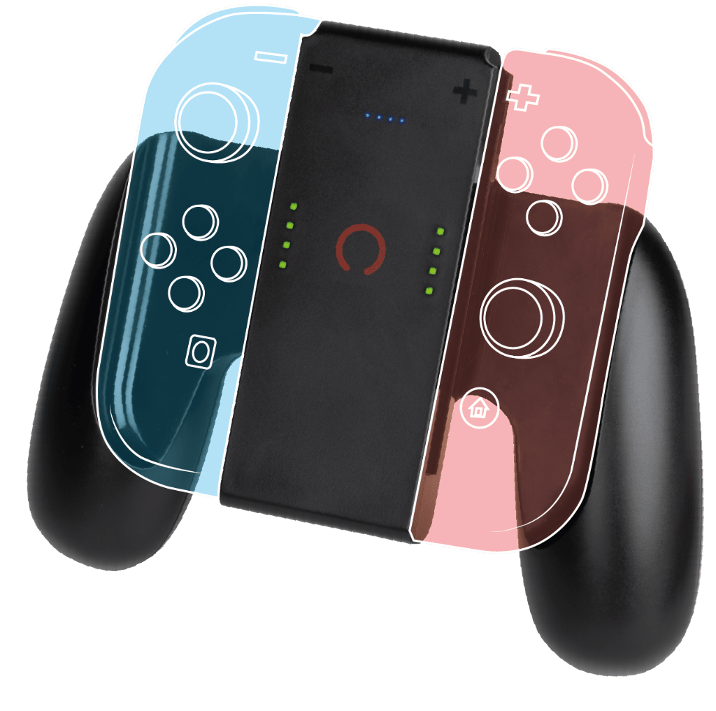 Chargeur & Grip Konix pour Joy - Con – Nintendo Switch