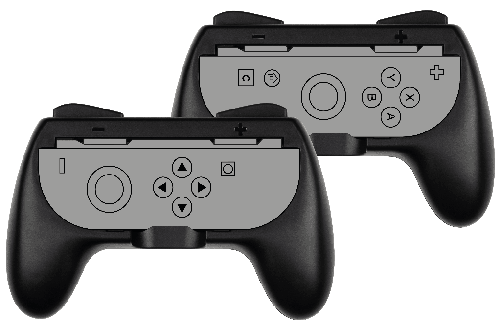 Grips Konix pour Joy - Con – Nintendo Switch