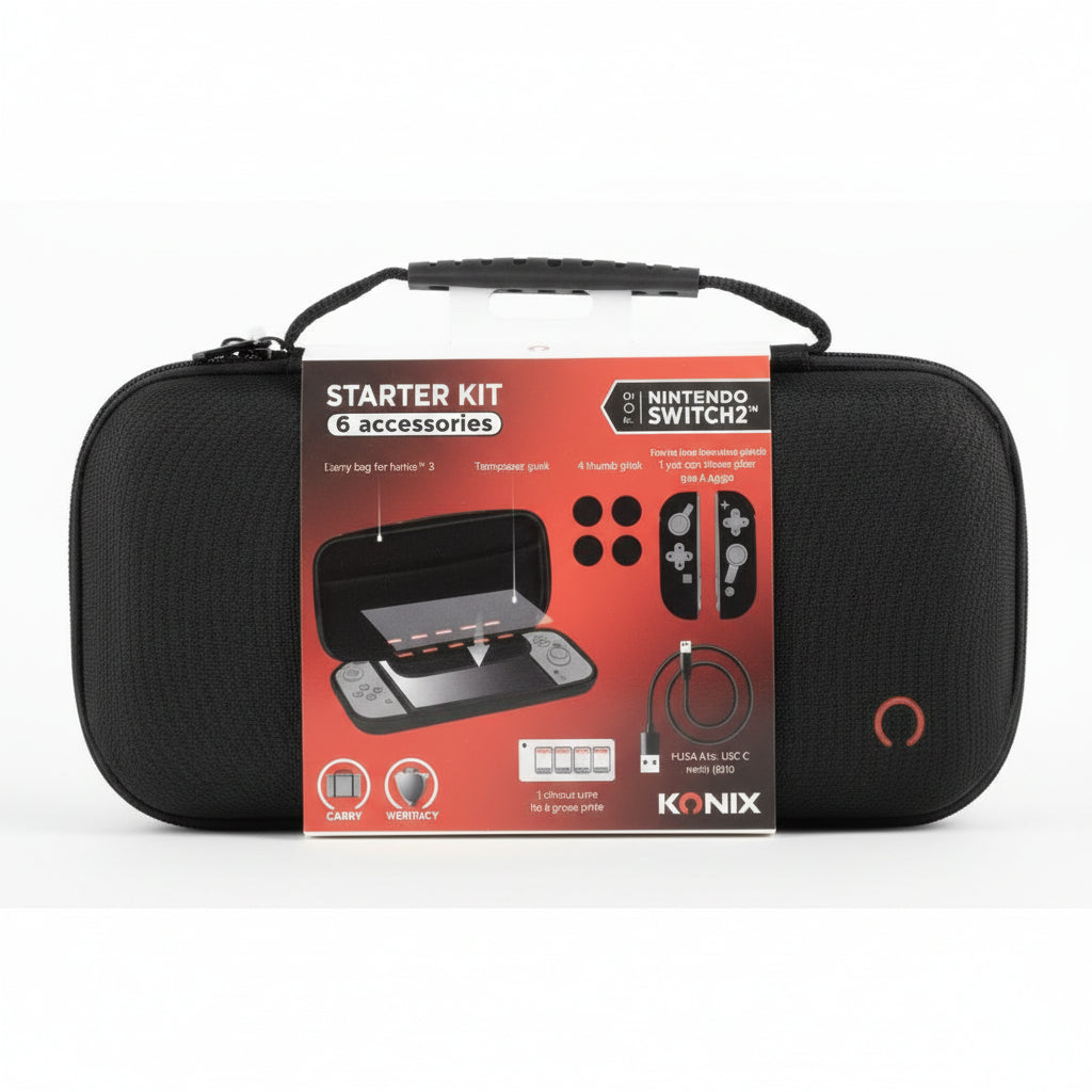 Pack Accessoires Konix Starter Kit – Nintendo Switch 2