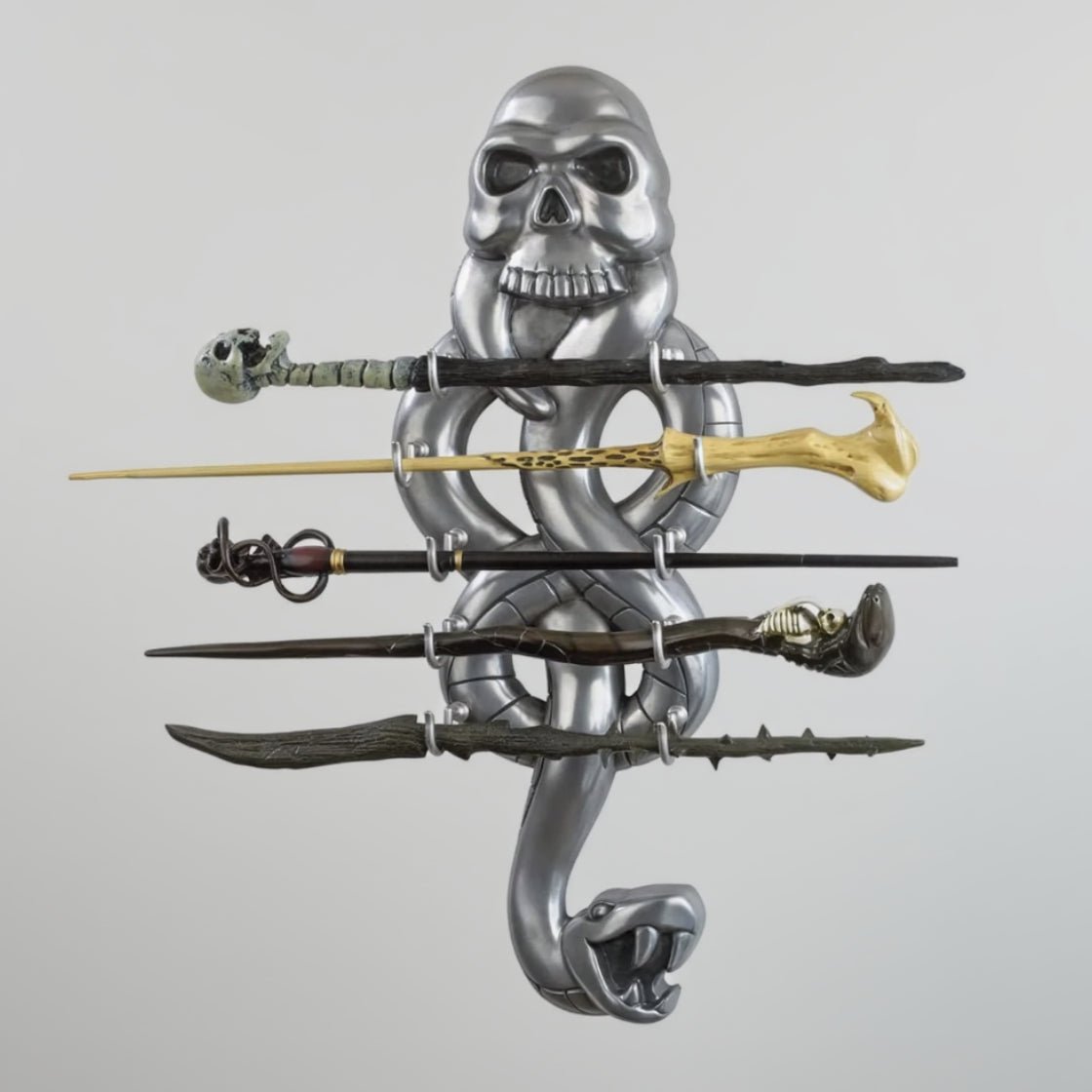 Présentoir 5 baguettes Marque des Ténèbres Harry Potter – The Noble Collection