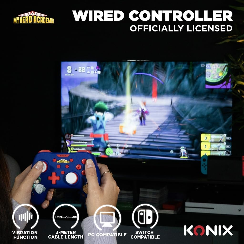 Manette Konix My Hero Academia – Compatible Switch & PC
