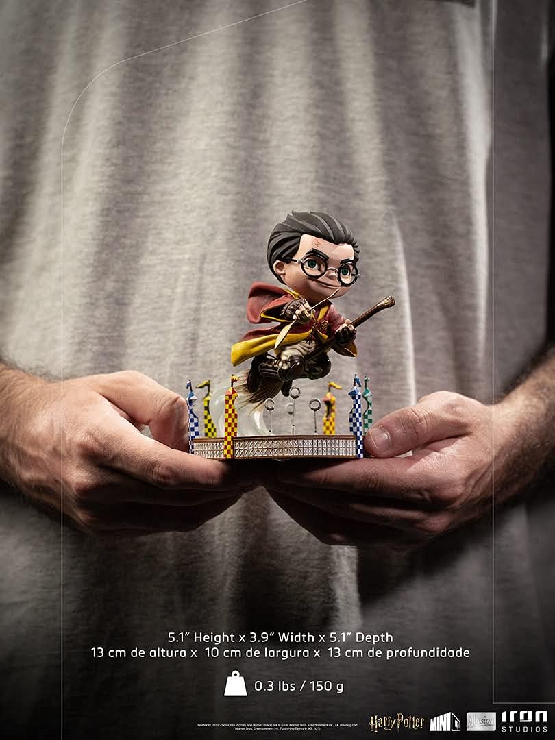 Figurine Harry Potter Match Quidditch Iron Studios MiniCo 13 cm