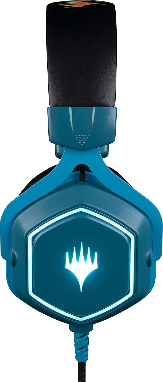 Casque Gaming Konix Magic The Gathering Filaire USB 50 mm – PC | Bleu