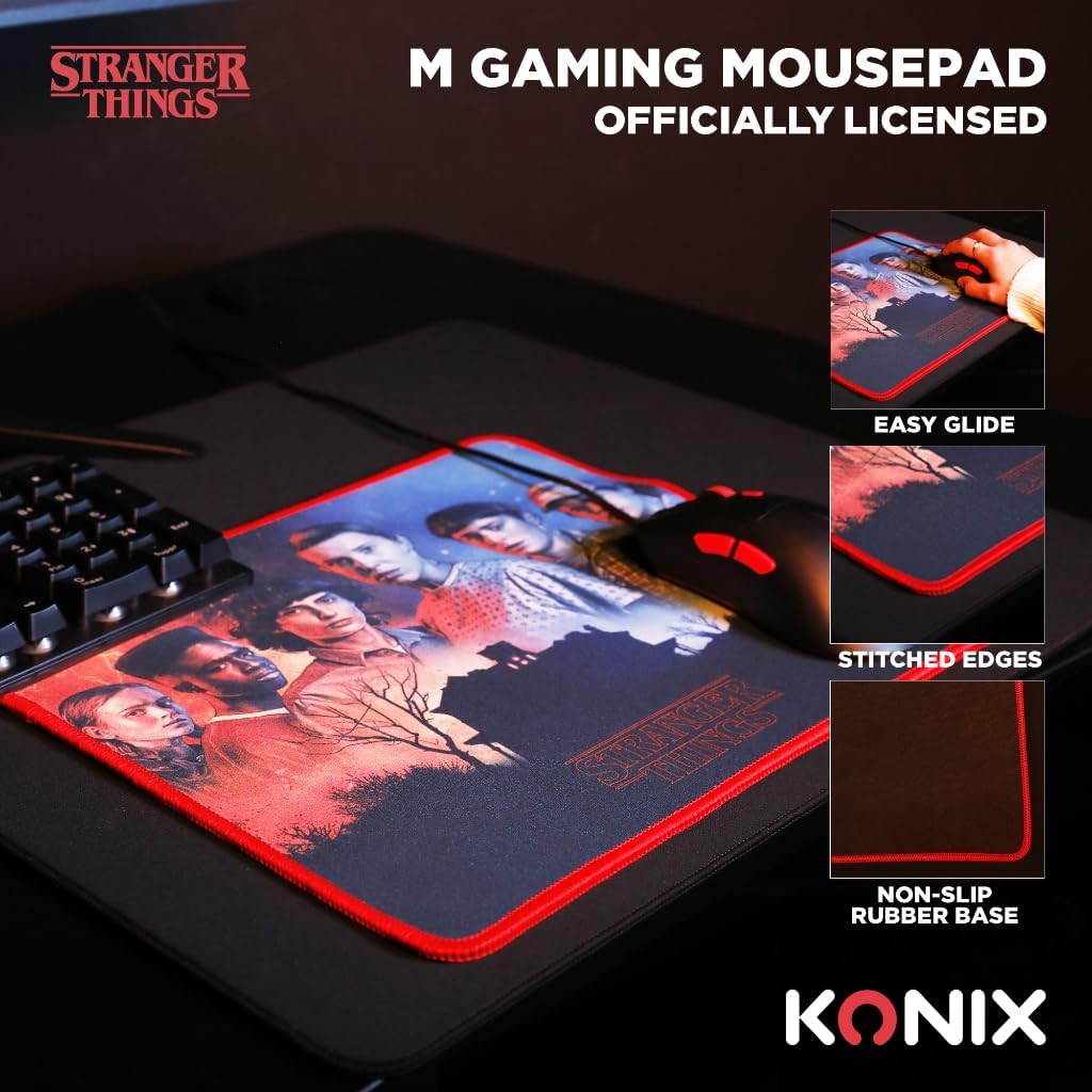 Tapis de Souris Konix Stranger Things – Best Friends