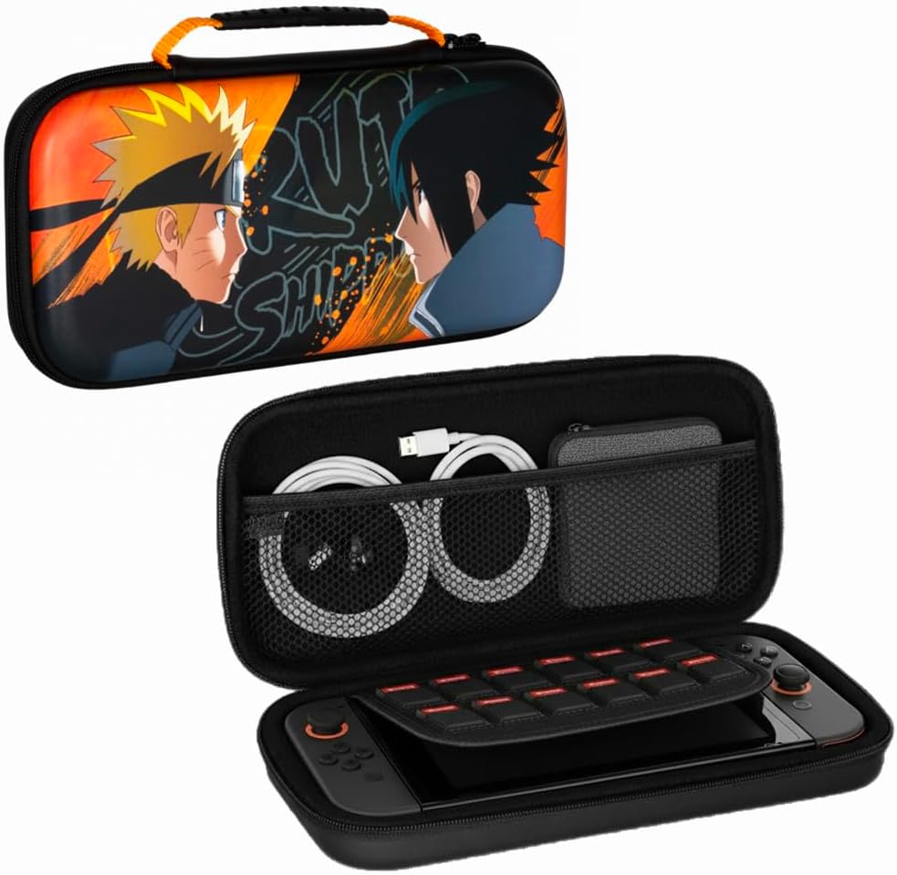 Housse Switch 2 Konix Naruto & Sasuke – Protection & Transport