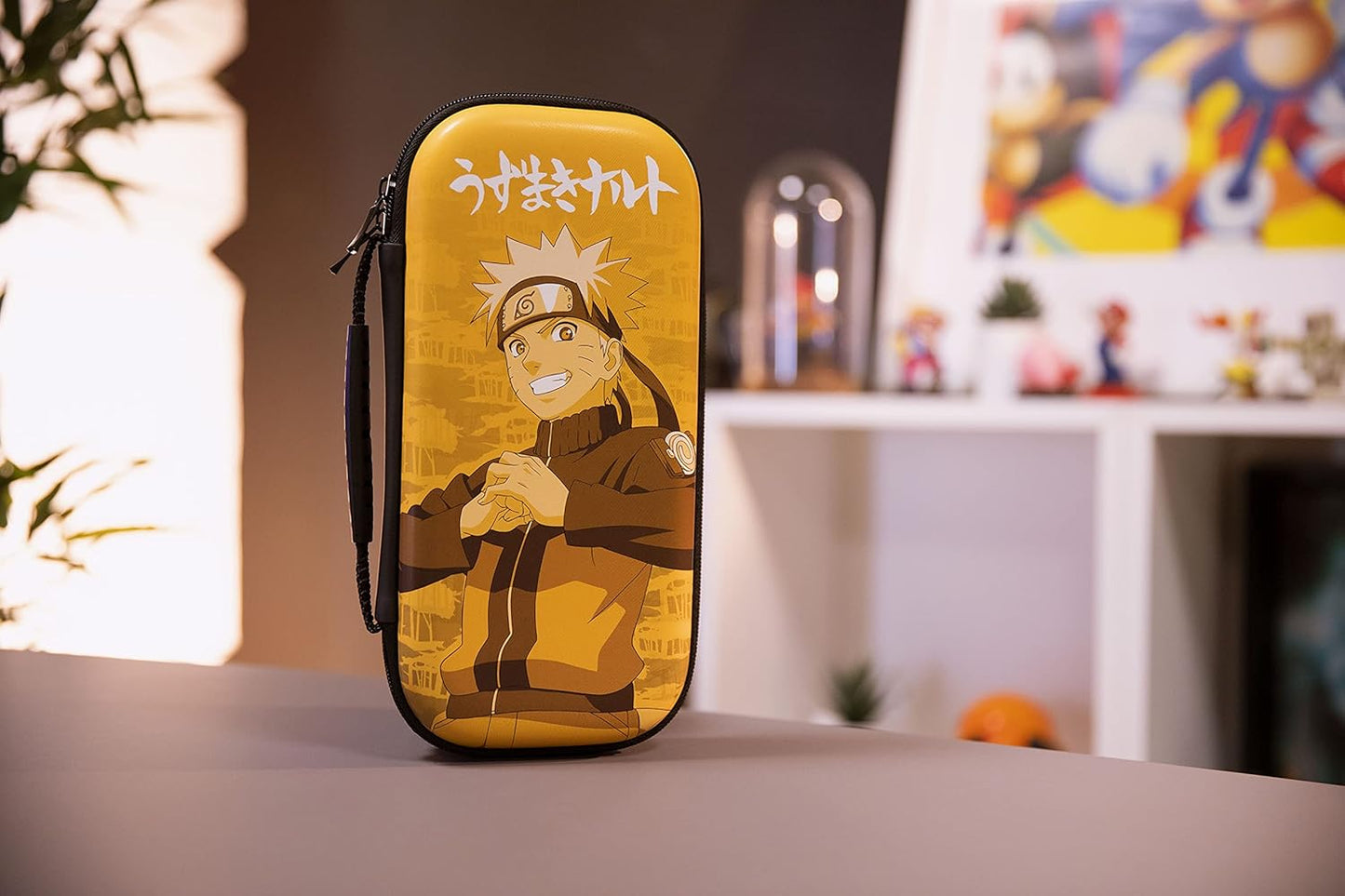 Sac de transport Konix Naruto Yellow | Naruto – pour Nintendo Switch & accessoires