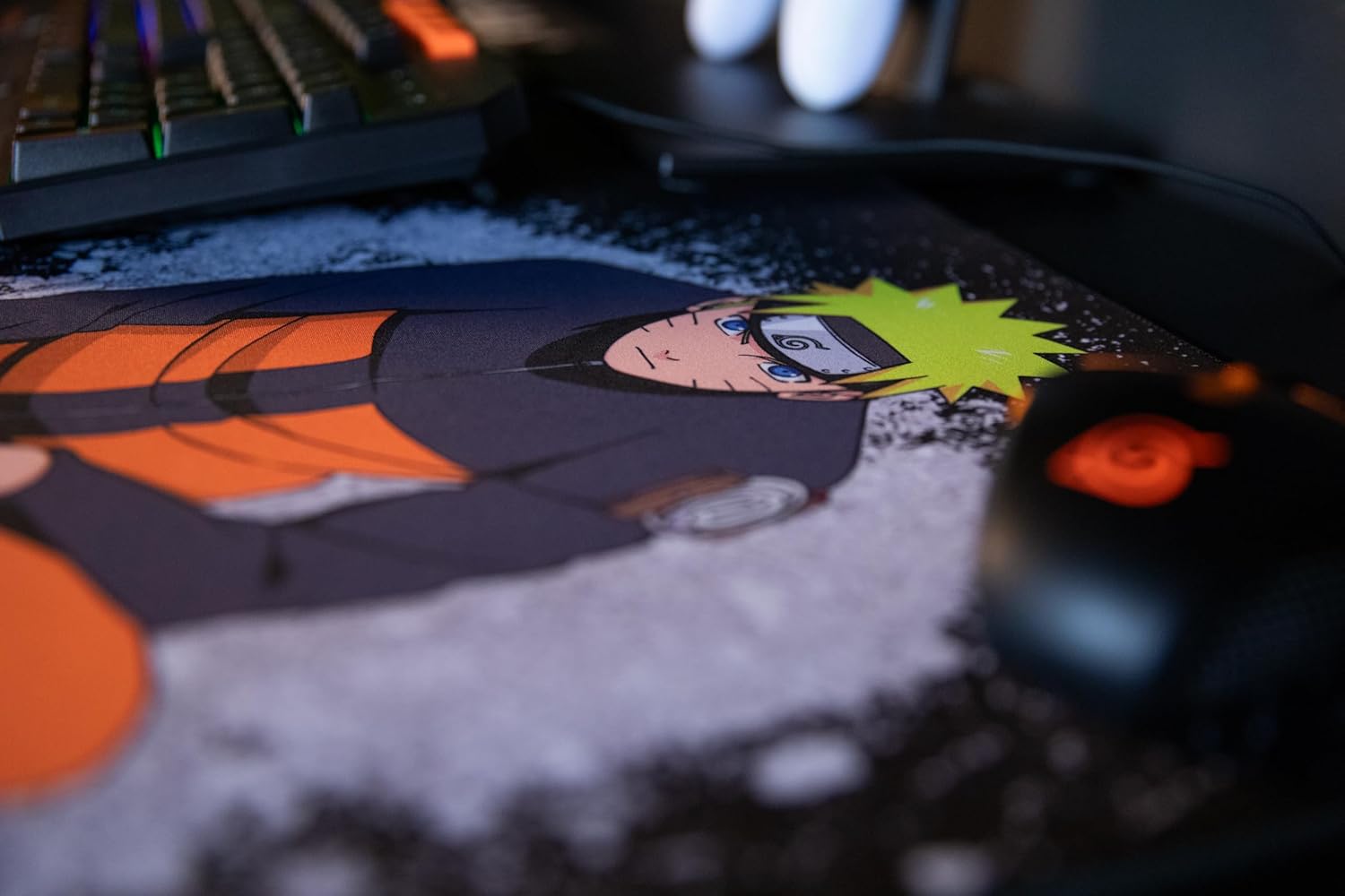 Tapis de souris Konix Naruto – Naruto – XXL – Noir – pour PC et consoles