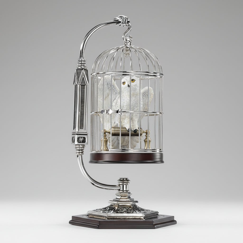 Hedwige miniature en cage Harry Potter – The Noble Collection